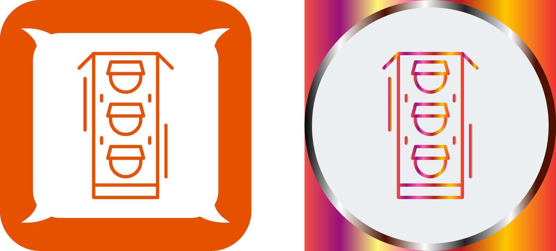 Traffic Lights Icon Design vector