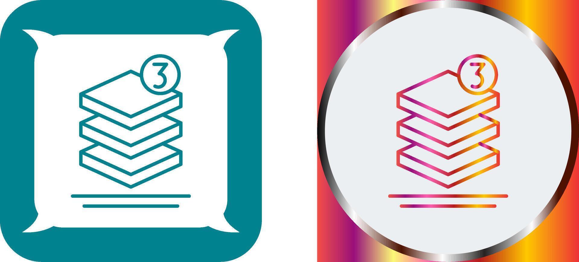 Layers Icon Design vector