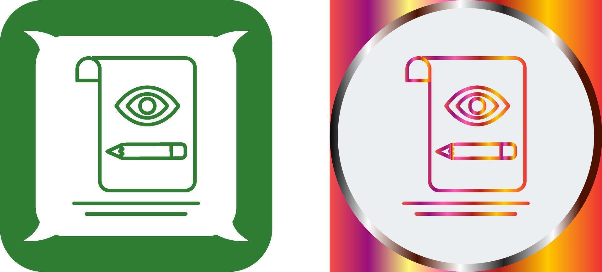Sketch Icon Design vector
