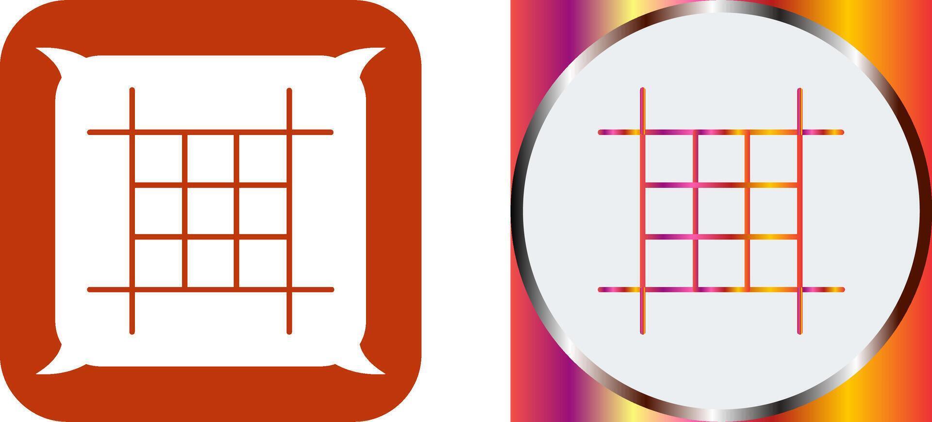 Square Layout Icon Design vector
