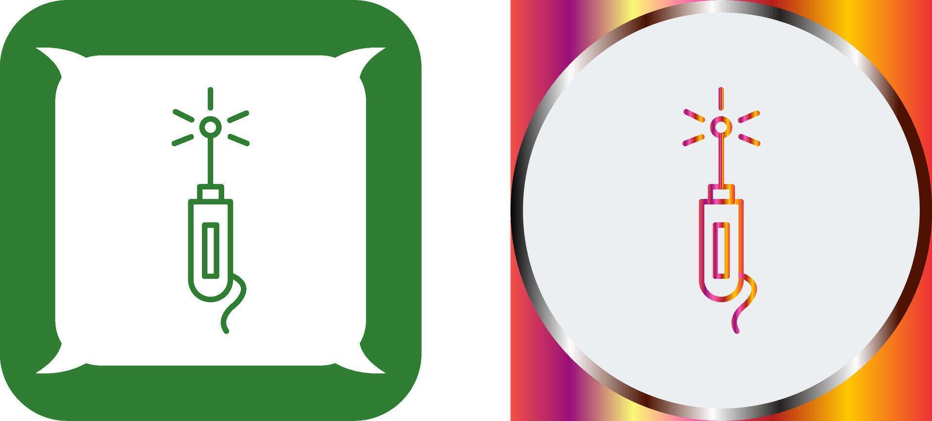 Laser Pen Icon Design vector