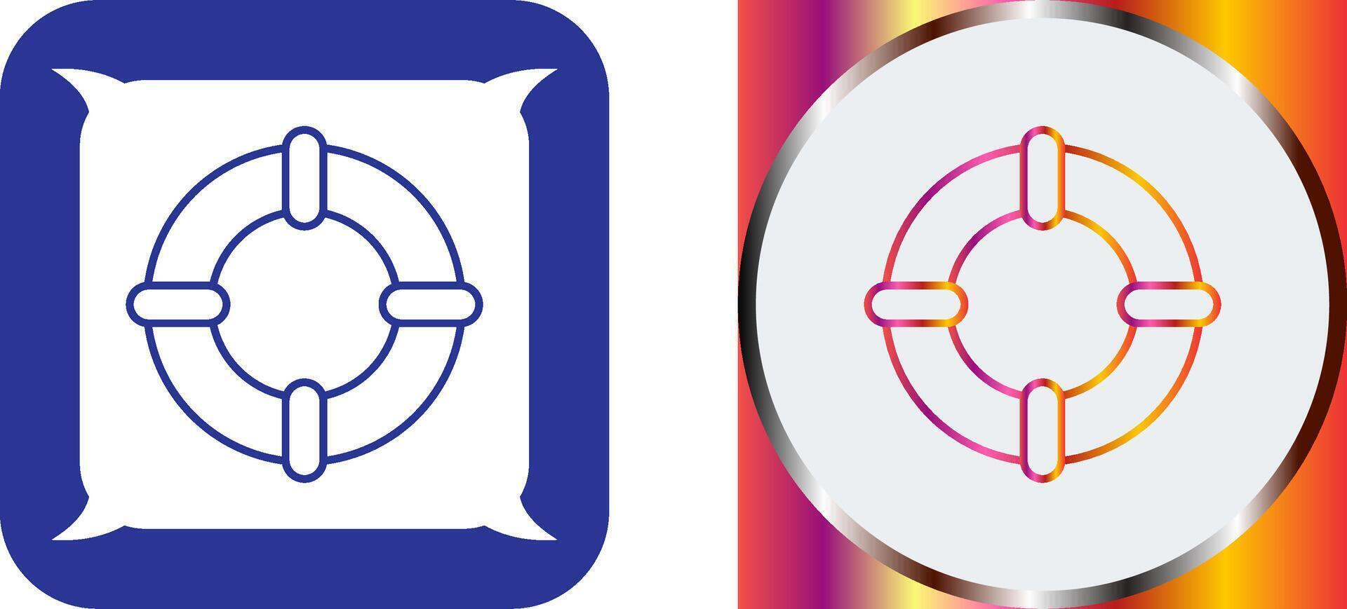 Life Saver Icon Design vector