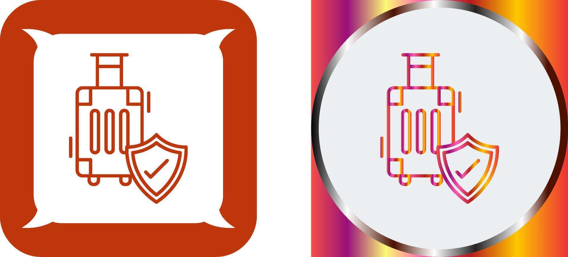 Travel Protection Icon Design vector
