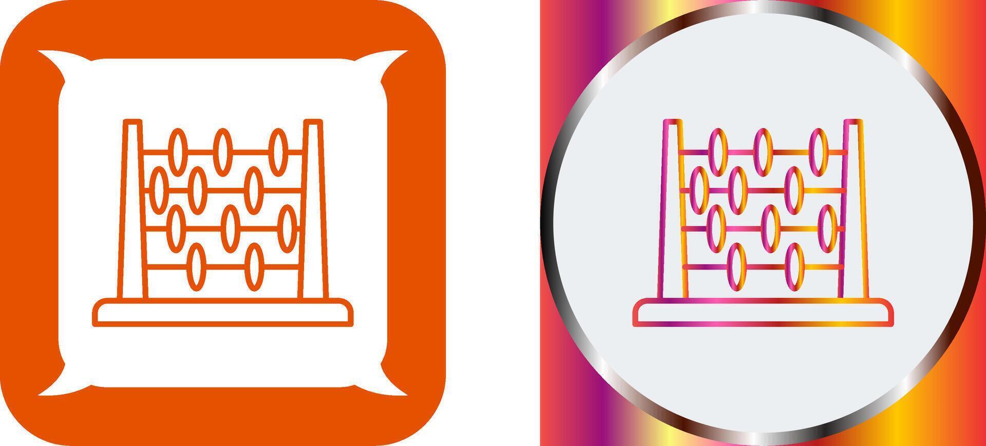 Abacus Icon Design vector