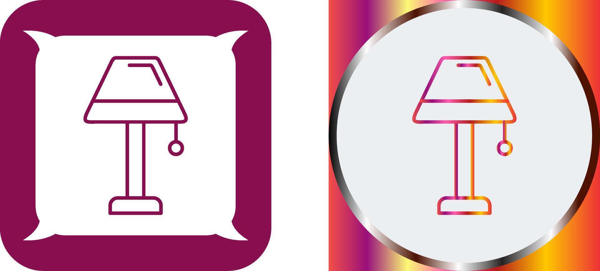 Lamp Icon Design vector