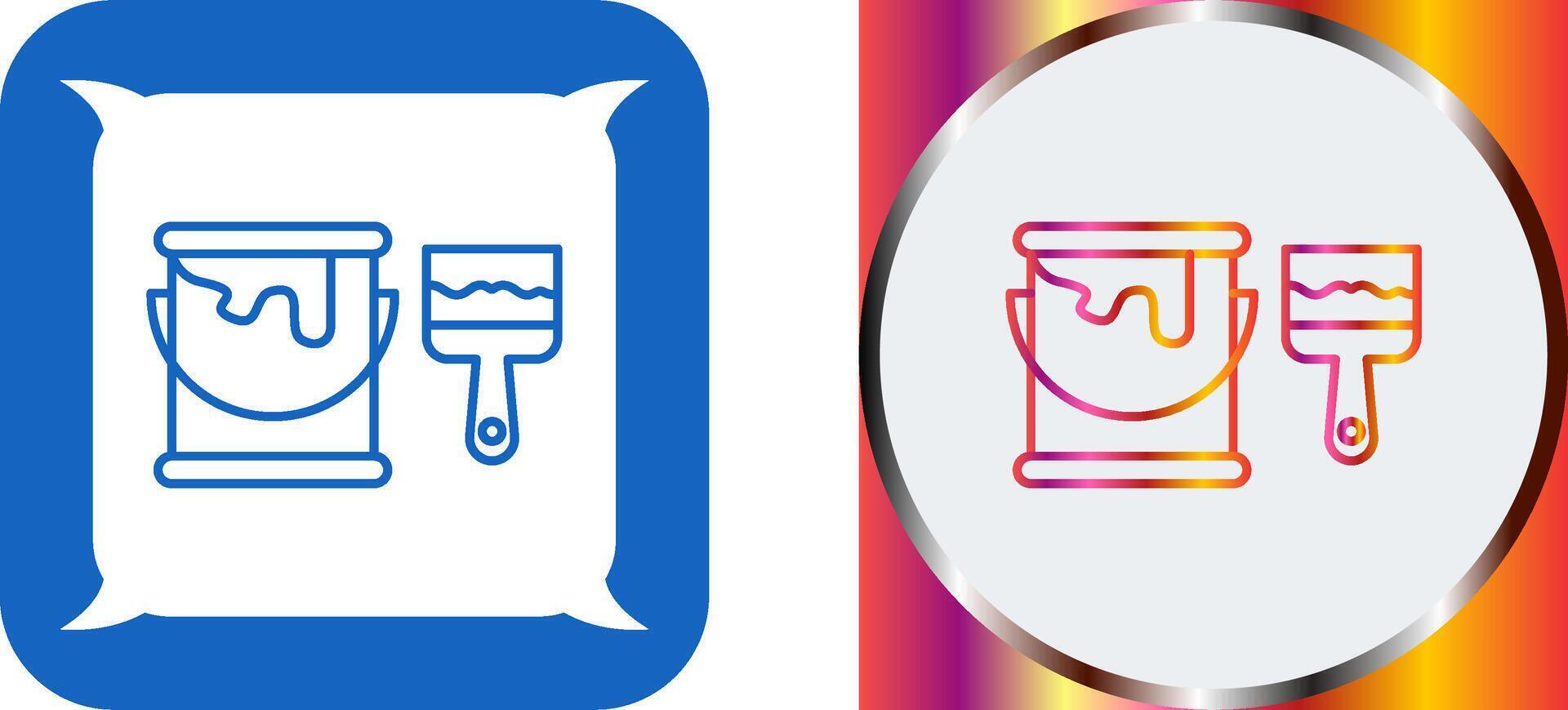 Paint Brush Icon Design vector