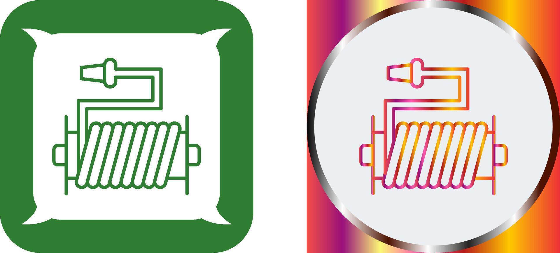 Water Hose Icon Design vector