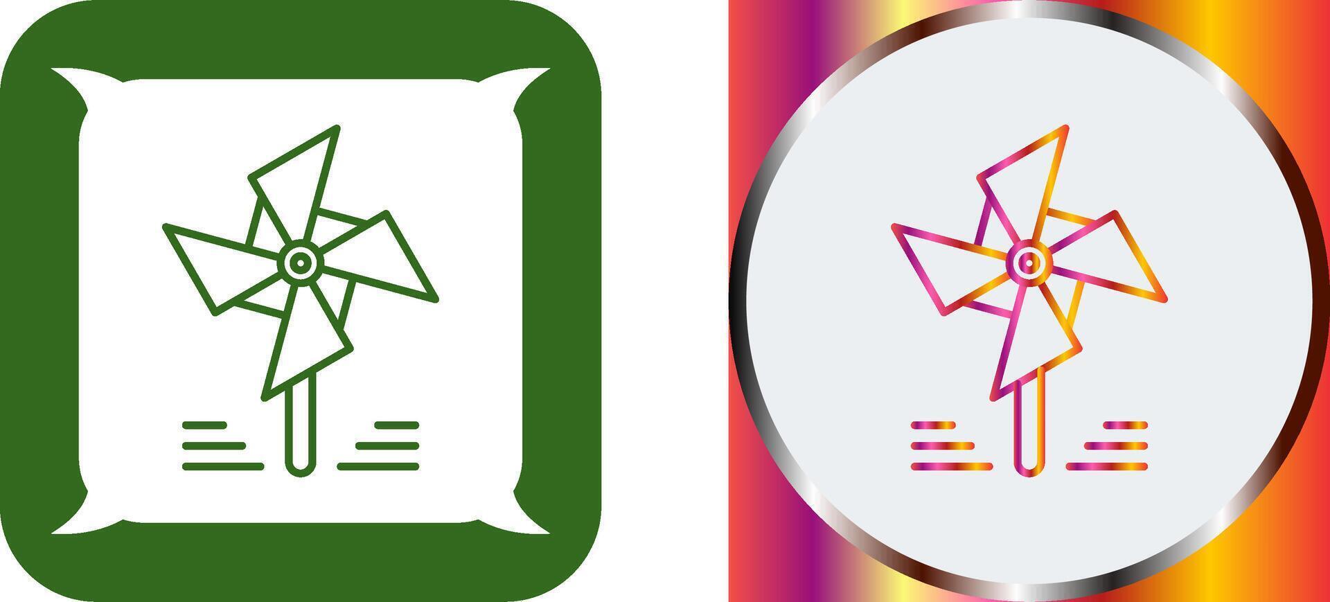 Pinwheel Icon Design vector