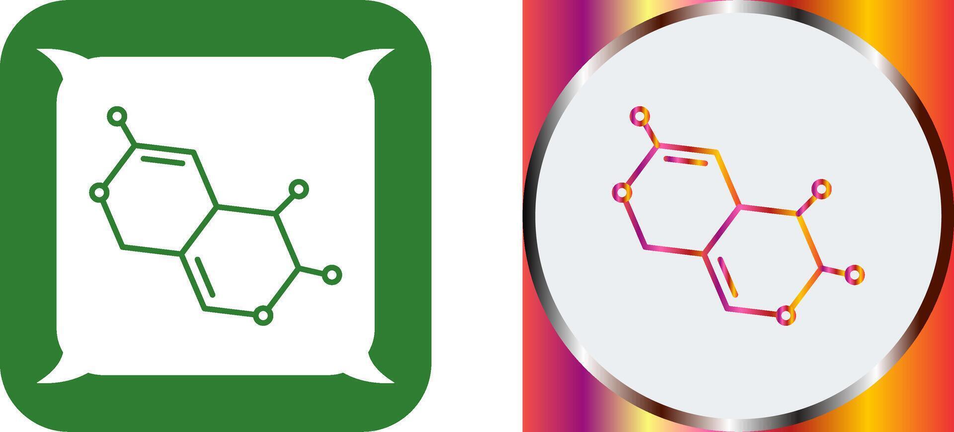 Molecule Icon Design vector