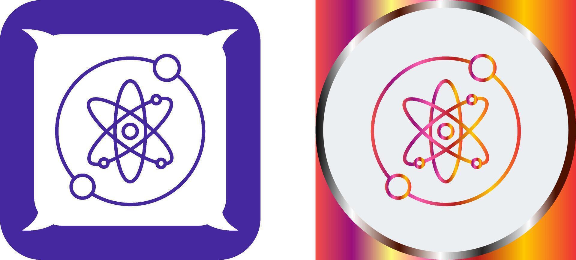 Proton Icon Design vector
