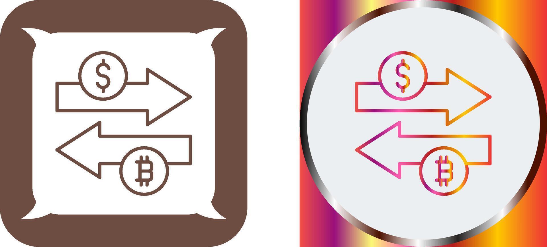 Money Exchange Icon Design vector