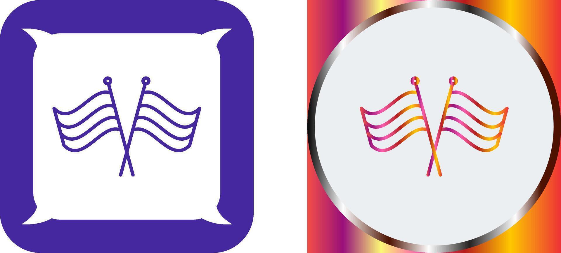 Flag Icon Design vector