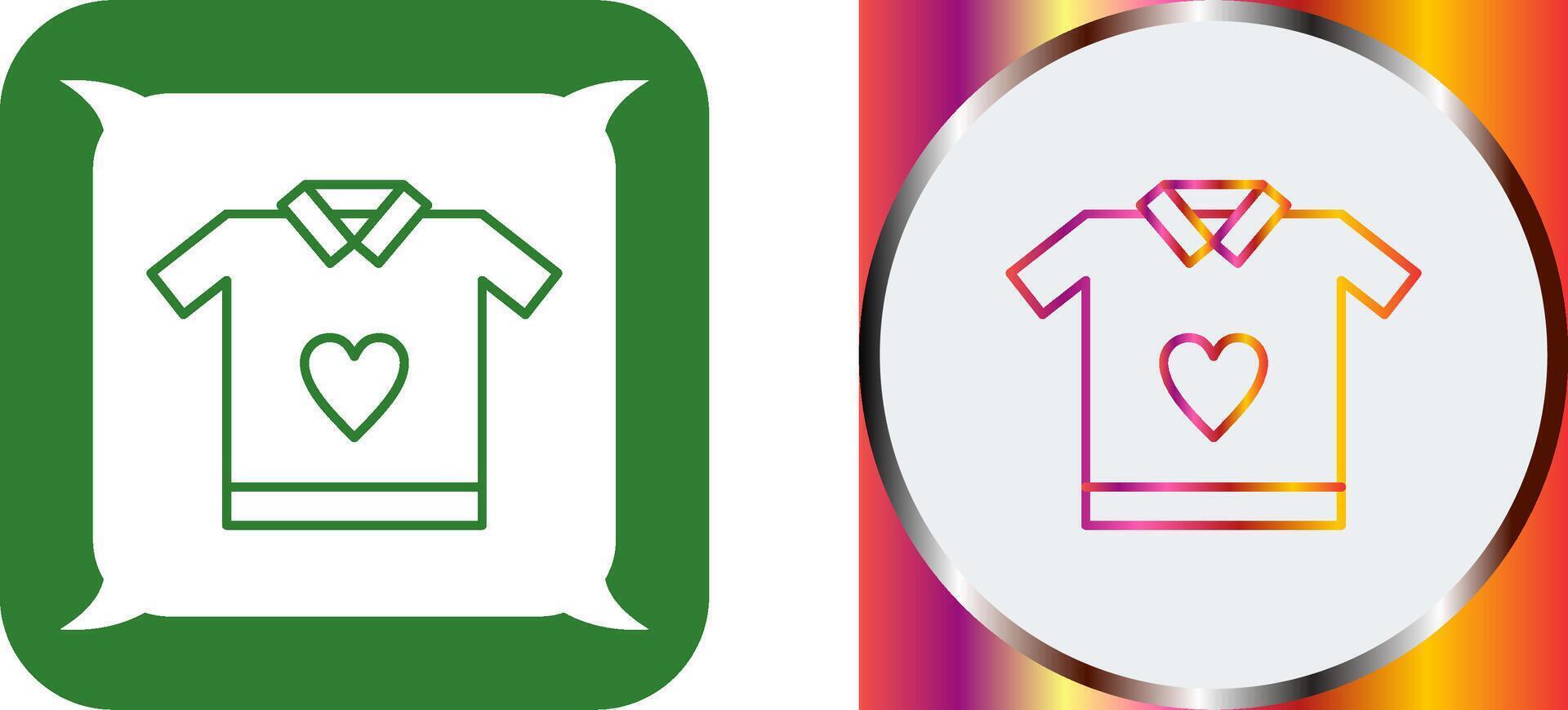 T Shirt Icon Design vector