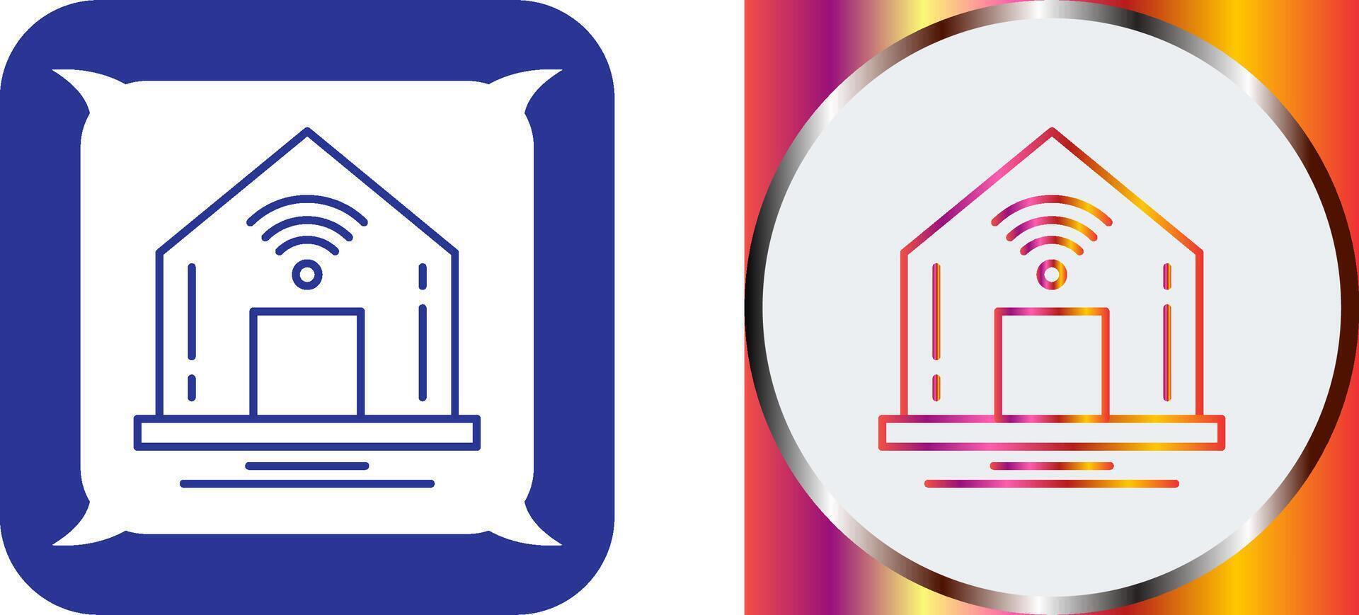 Smart Home Icon Design vector
