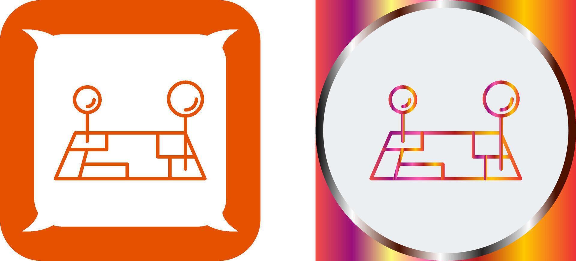Pin Location Icon Design vector