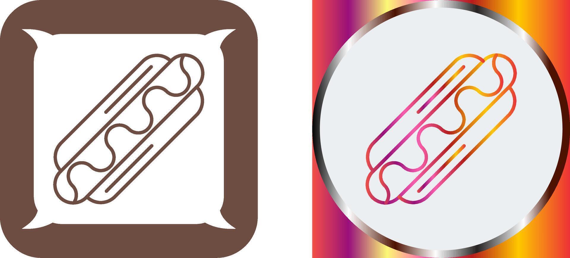 Hotdog Icon Design vector