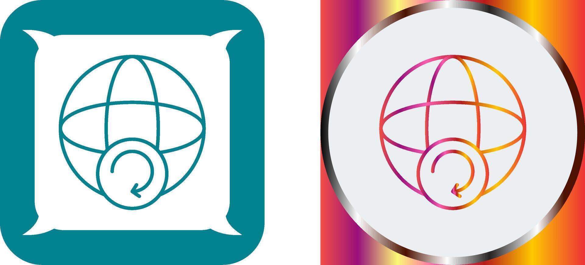 Earth Icon Design vector