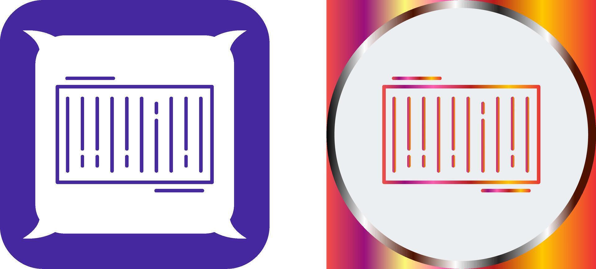Barcode Icon Design vector