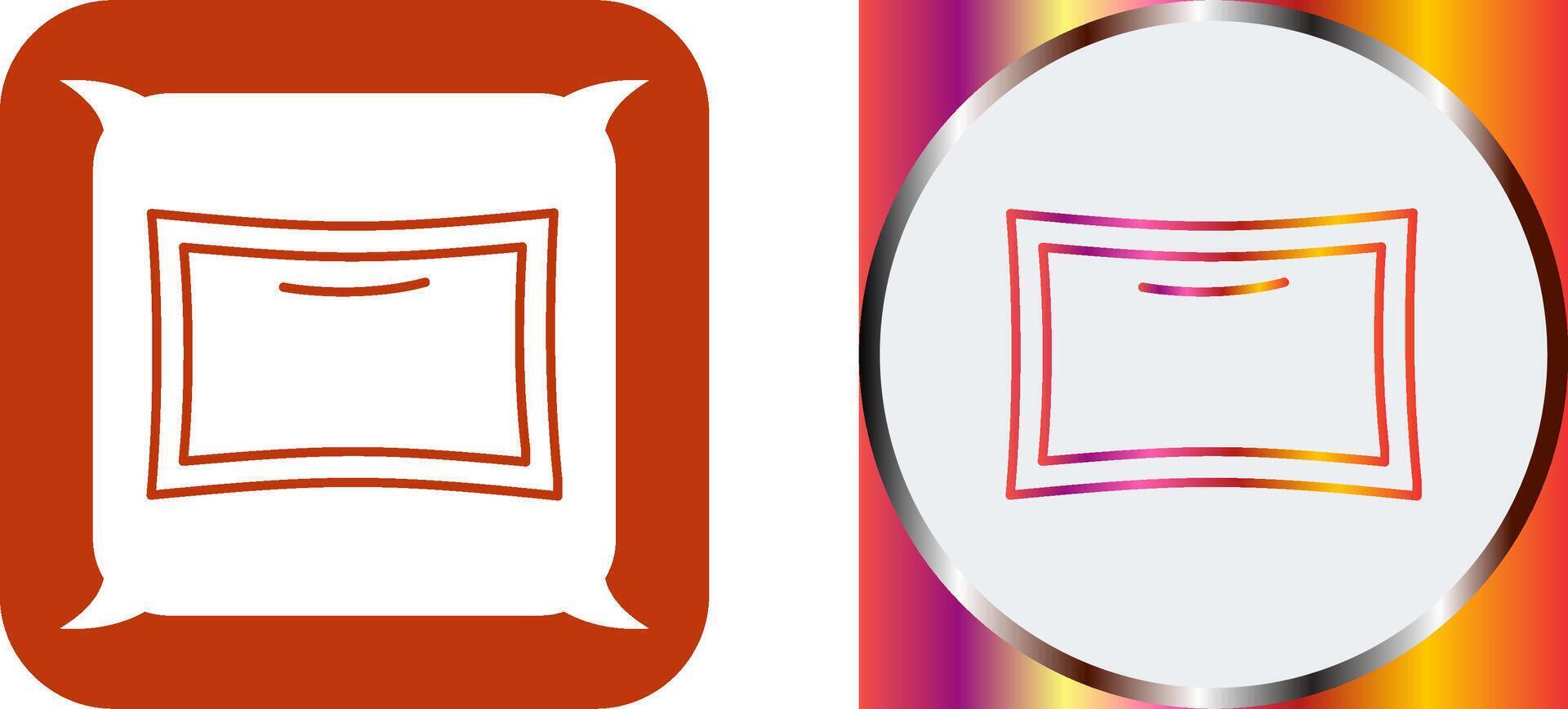 Pillow Icon Design vector