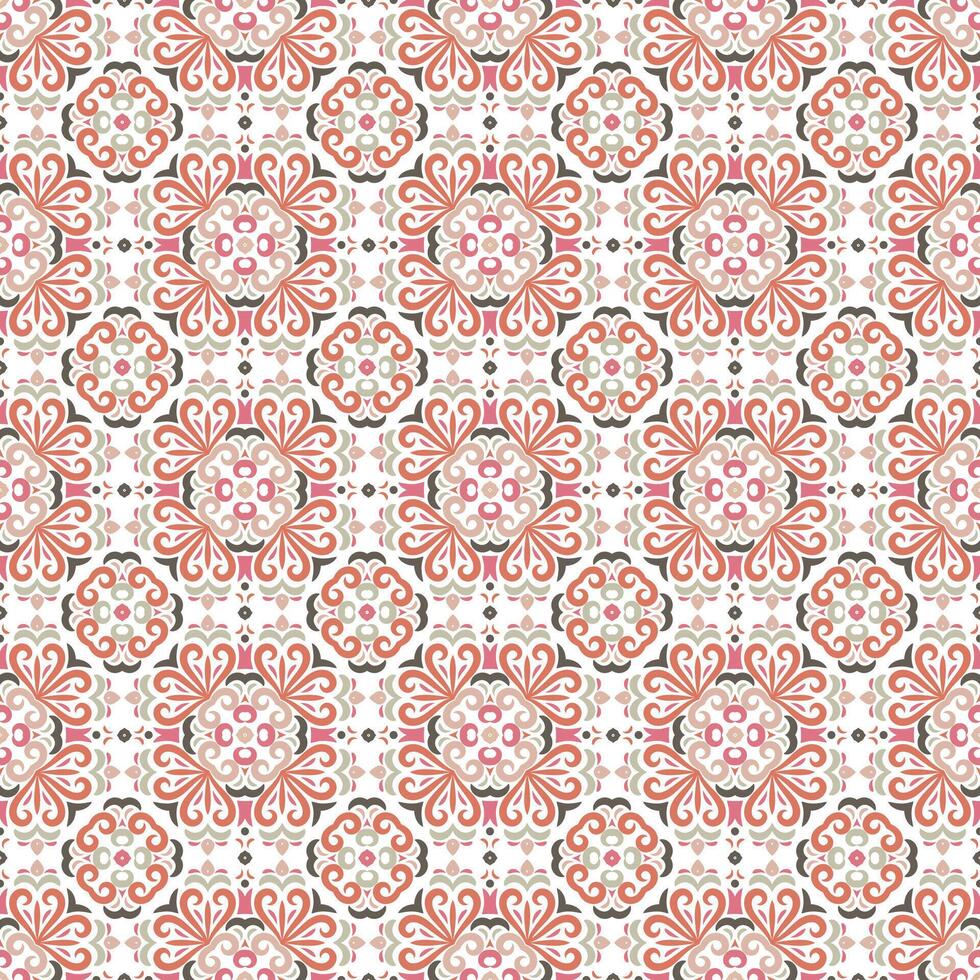 Seamless background in Eastern style. Arabic Pattern. Mandala ornament for wallpaper, print packaging paper, textiles. vector