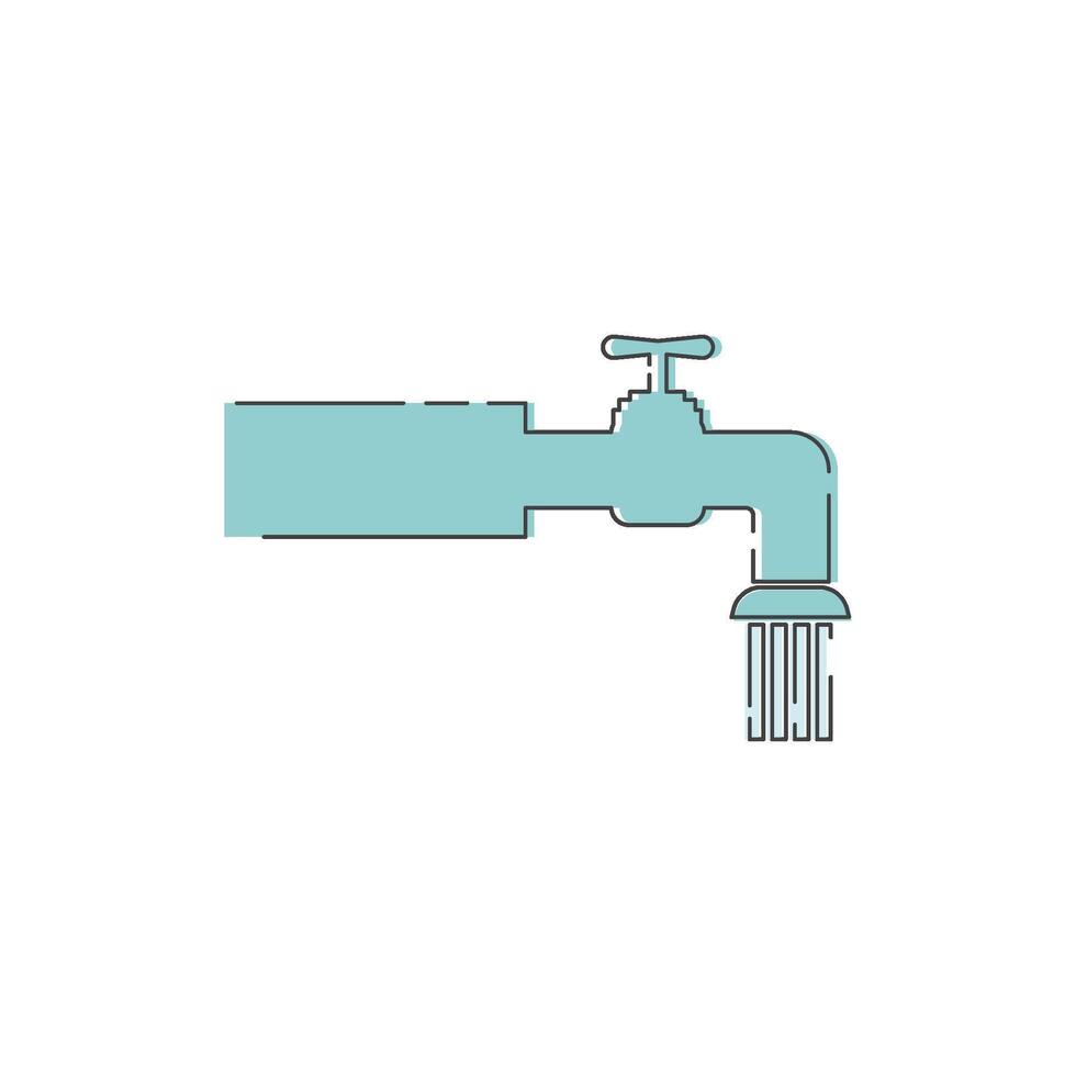 Plumbing logo icon vector