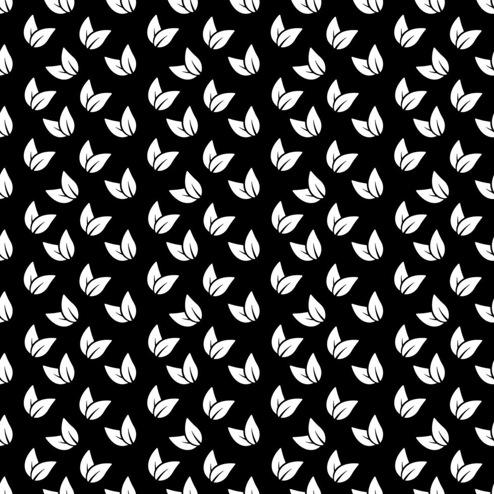 beauty leaves pattern vector