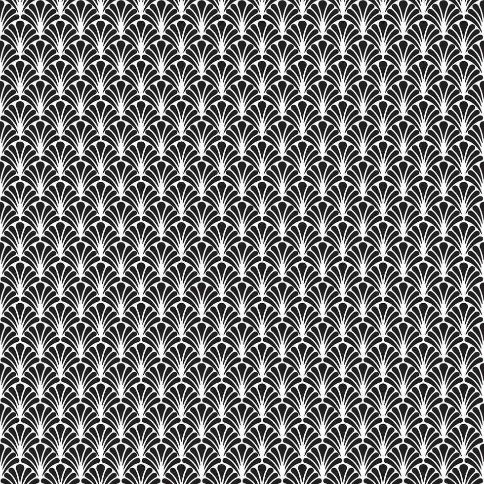 background with design shell pattern seamless vector
