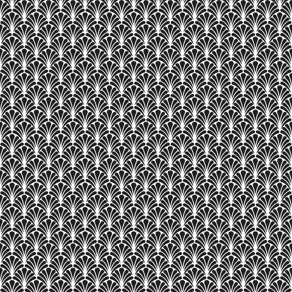 background with design shell pattern seamless vector