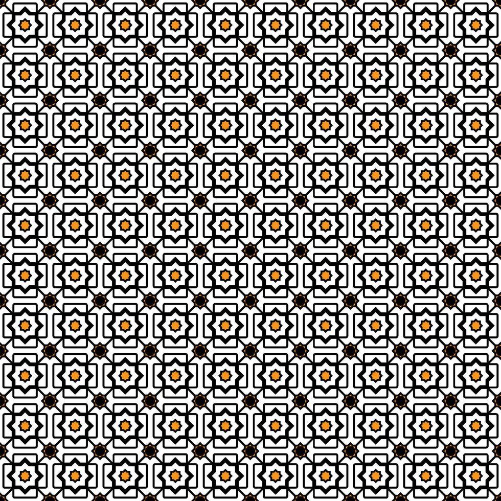 ornamental pattern arabic linear vector