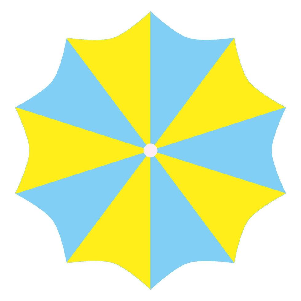 Beach umbrealla illustration vector