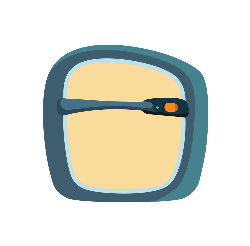 Car Door Handle Icon for Security vector