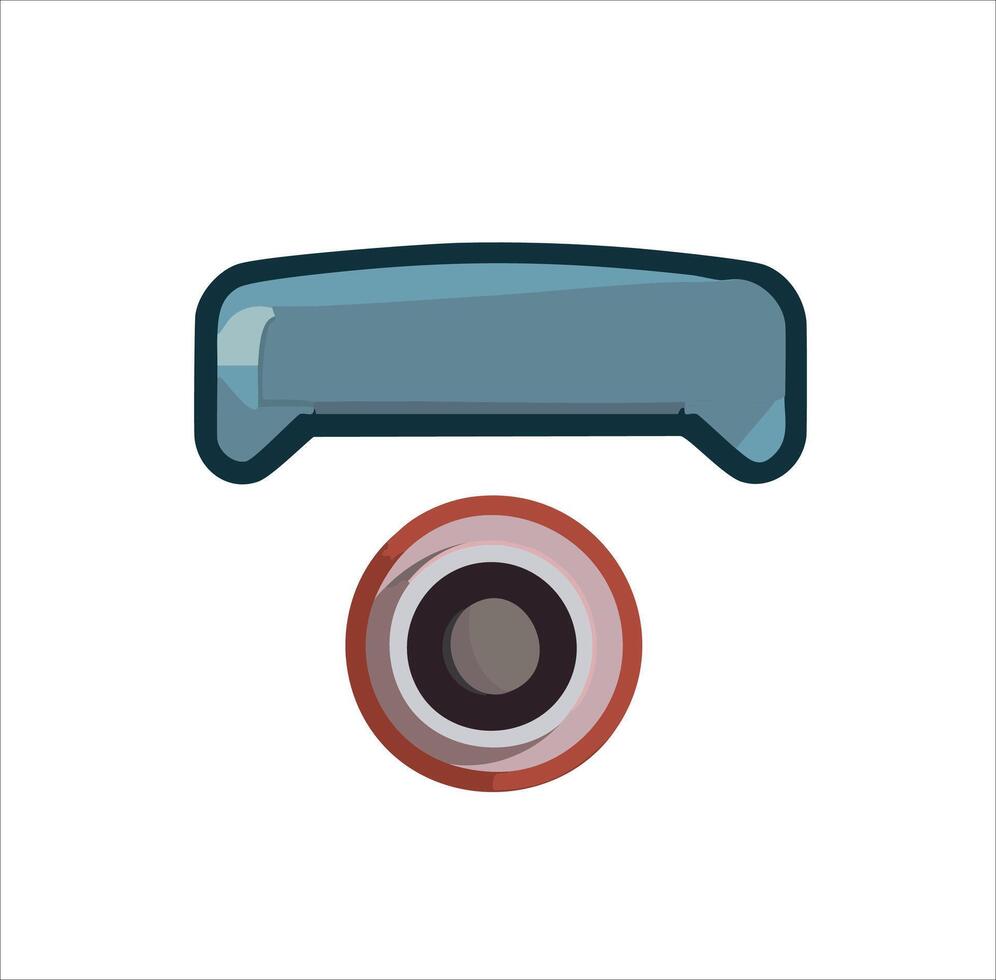 Car Door Handle Icon for Security vector