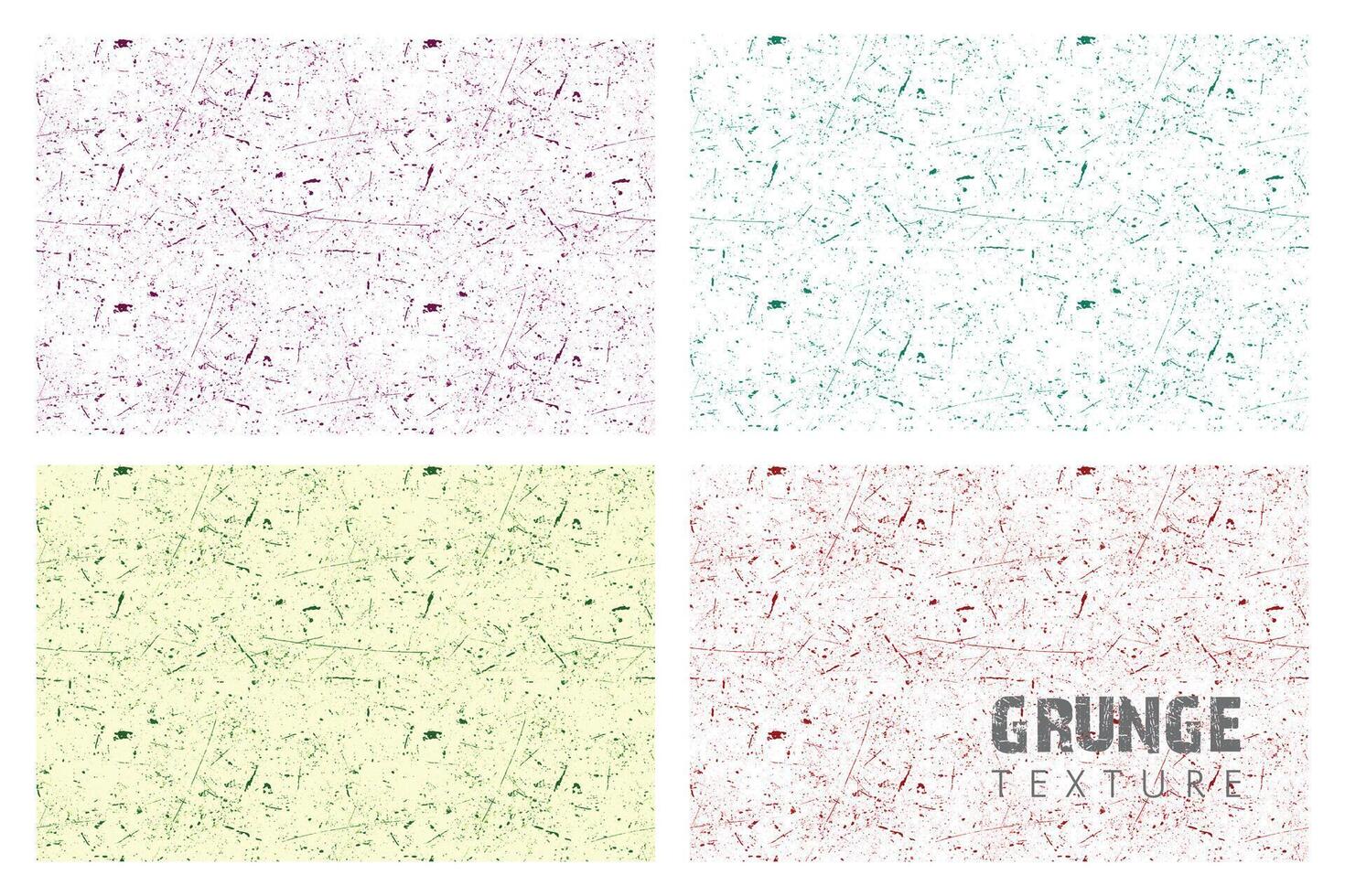 Set of Grunge Texture vector