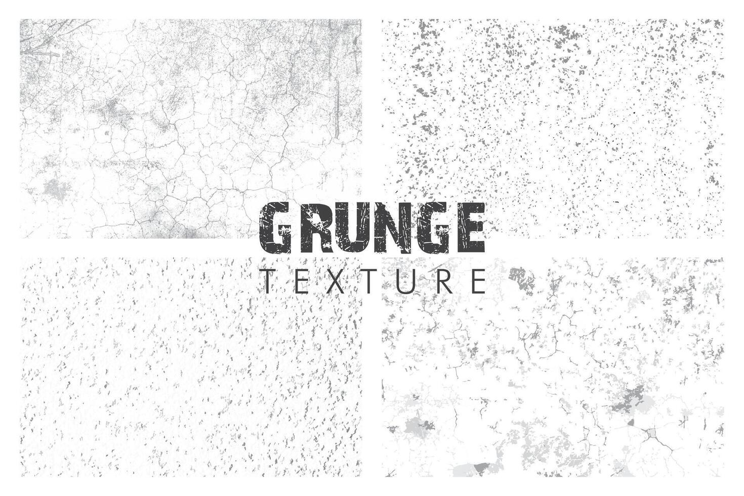 Set of Grunge Textures vector