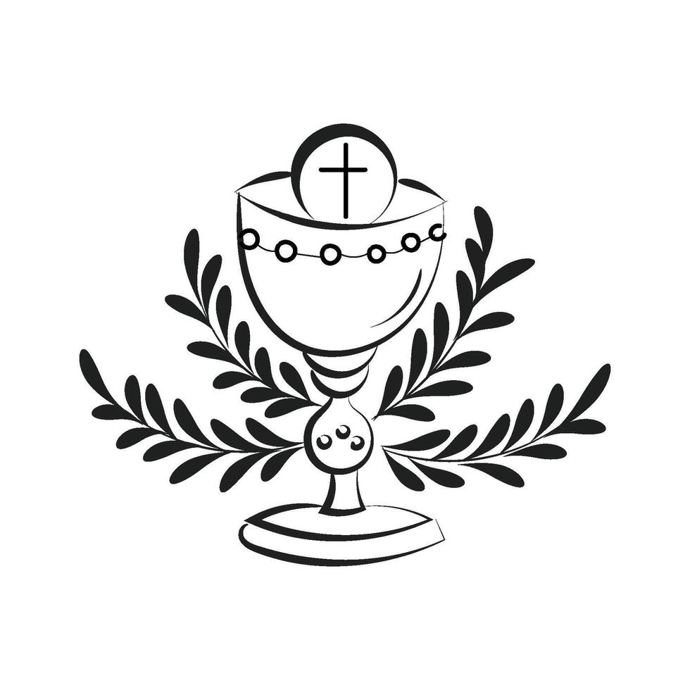 Christian Art. Christian symbol for print vector