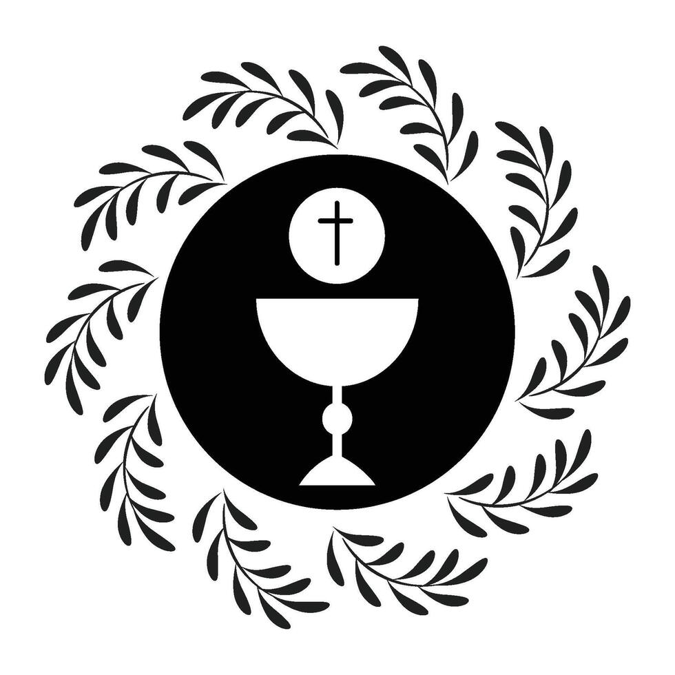 cristiano Arte. cristiano símbolo para impresión vector
