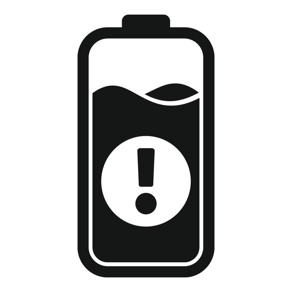 Load battery indicator icon simple . Shape interface vector