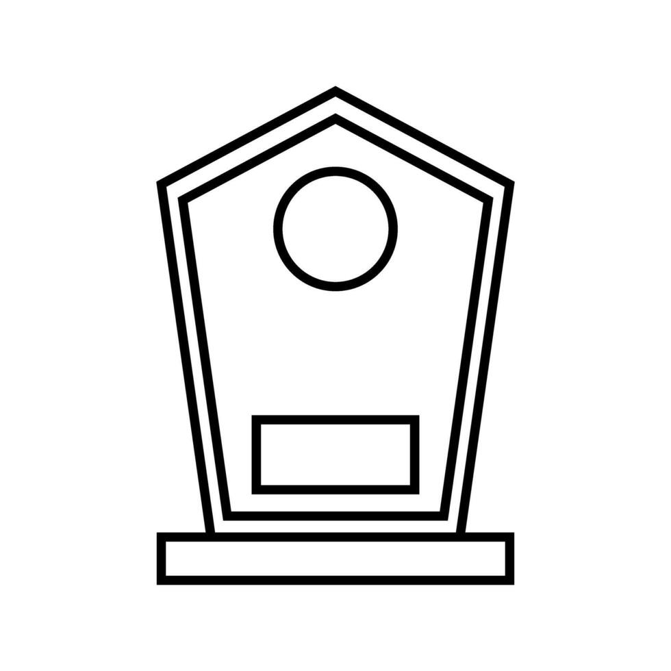 Gravestone icon . Grave illustration sign. Tombstone symbol. Rip logo. vector