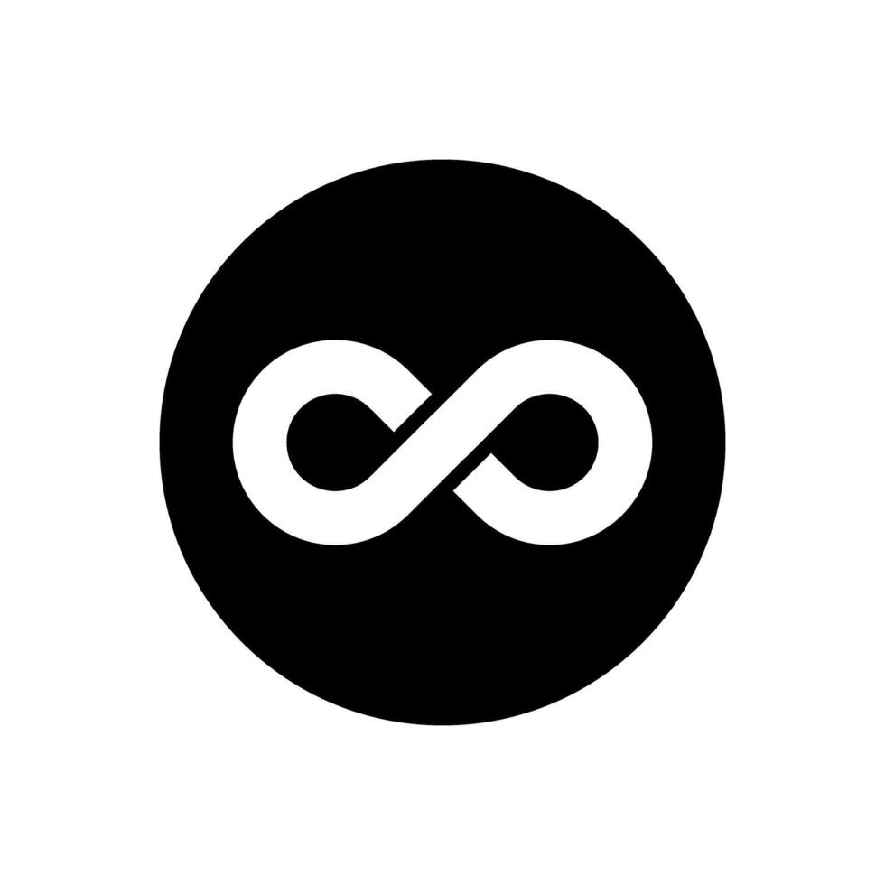 Infinity icon . Mobius loop shape illustration sign. unlimited symbol. forever logo. vector