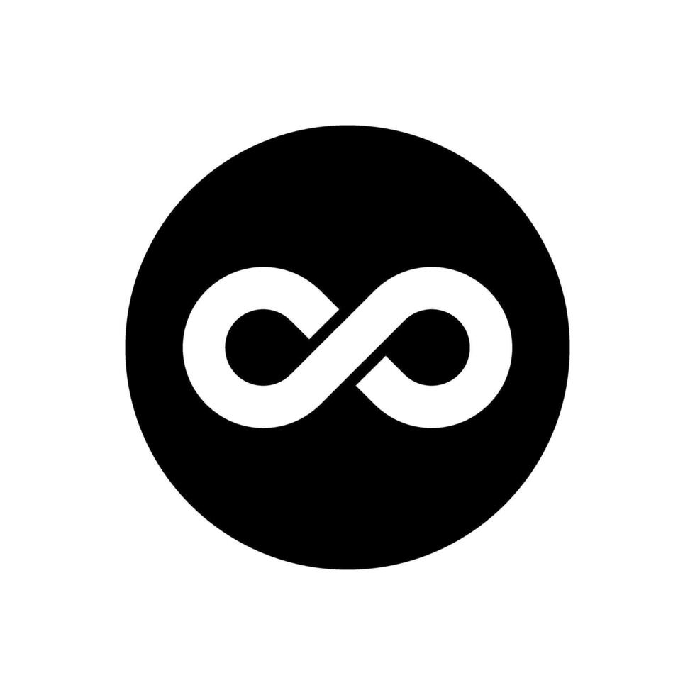 Infinity icon . Mobius loop shape illustration sign. unlimited symbol. forever logo. vector