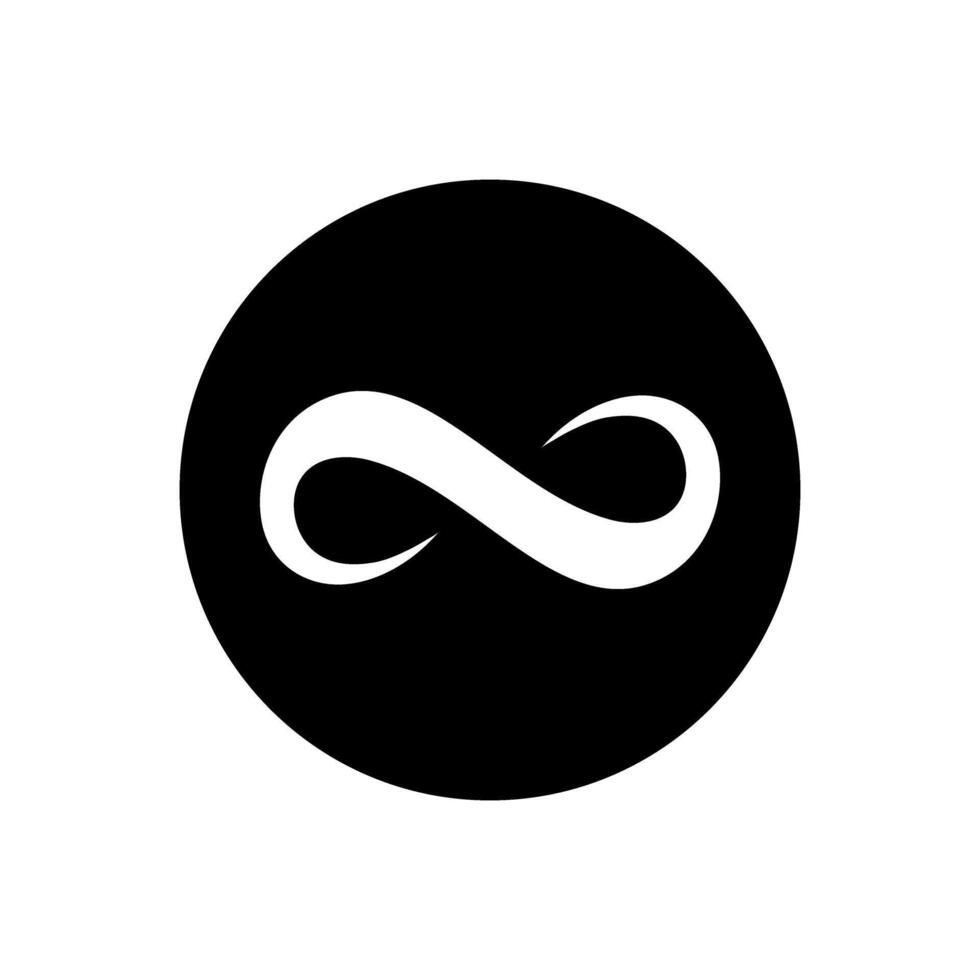 Infinity icon . Mobius loop shape illustration sign. unlimited symbol. forever logo. vector