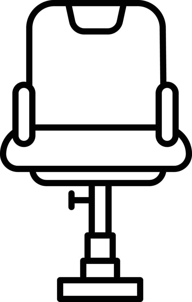 Chair. outline illustration vector