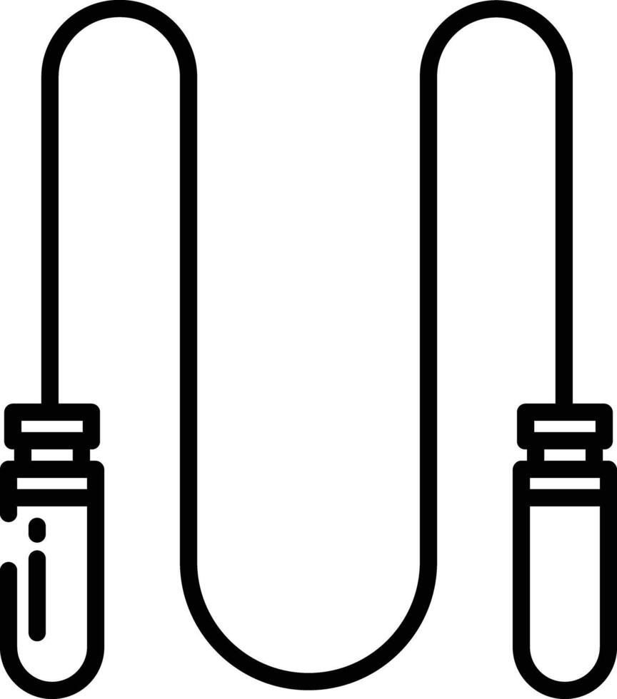 Rope outline illustration vector