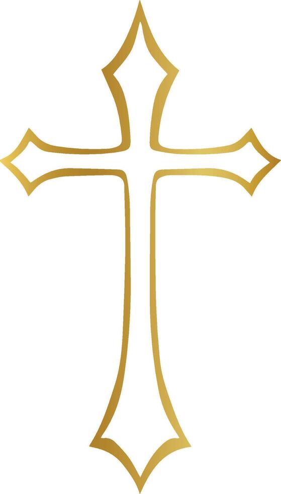 Christian cross Celtic cross Crucifix, christian cross, christianity, gold, golden cross vector