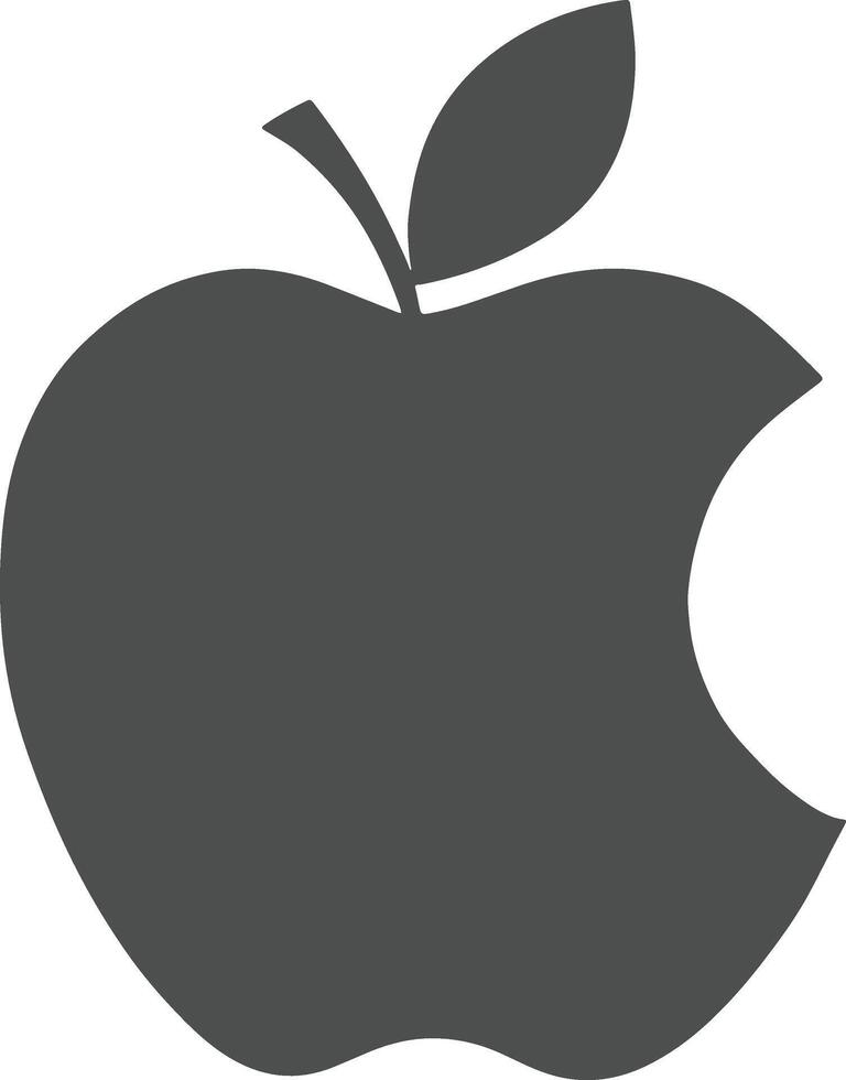 apple sign logo vector