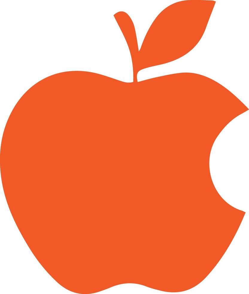 apple sign logo vector