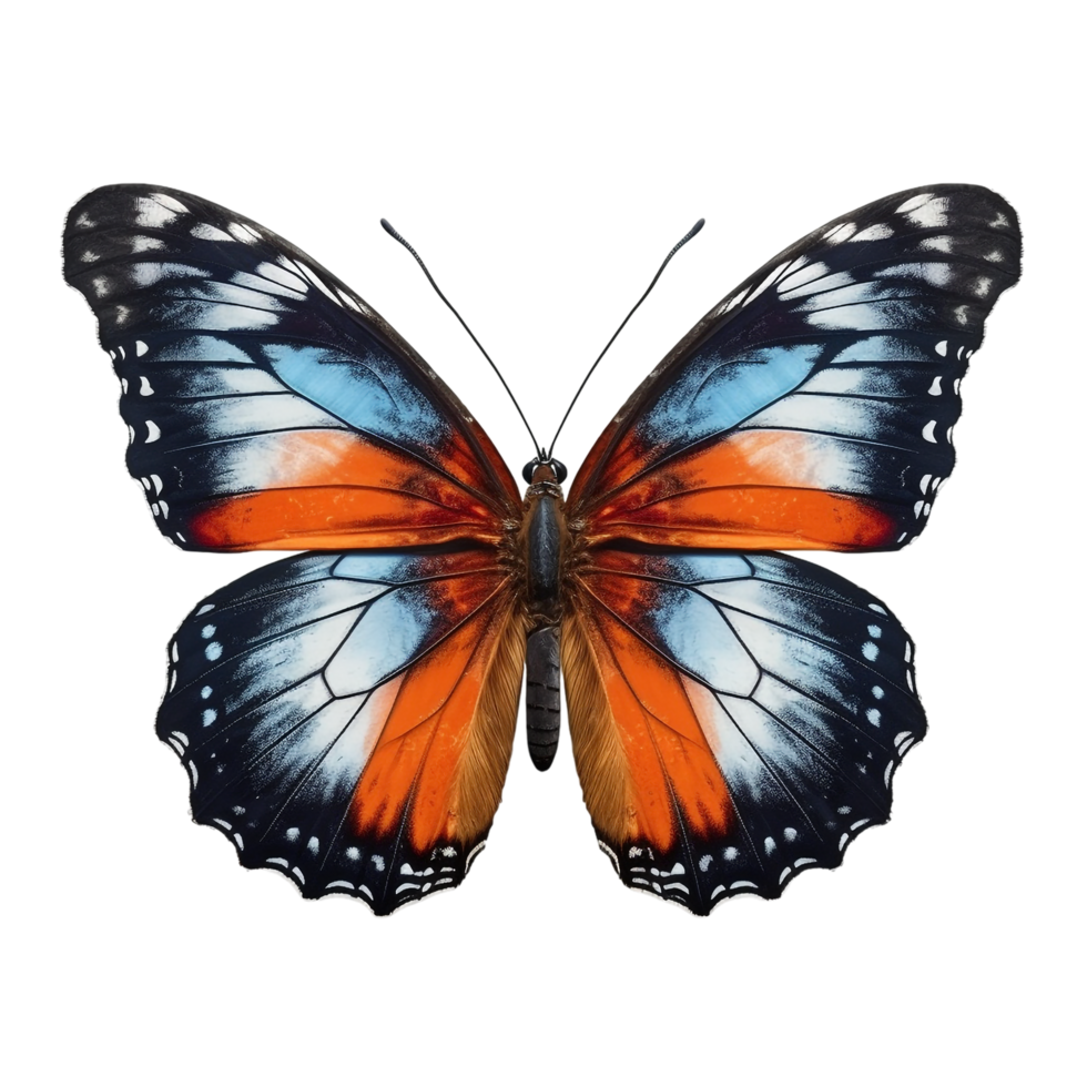 borboleta isolado contra transparente fundo png