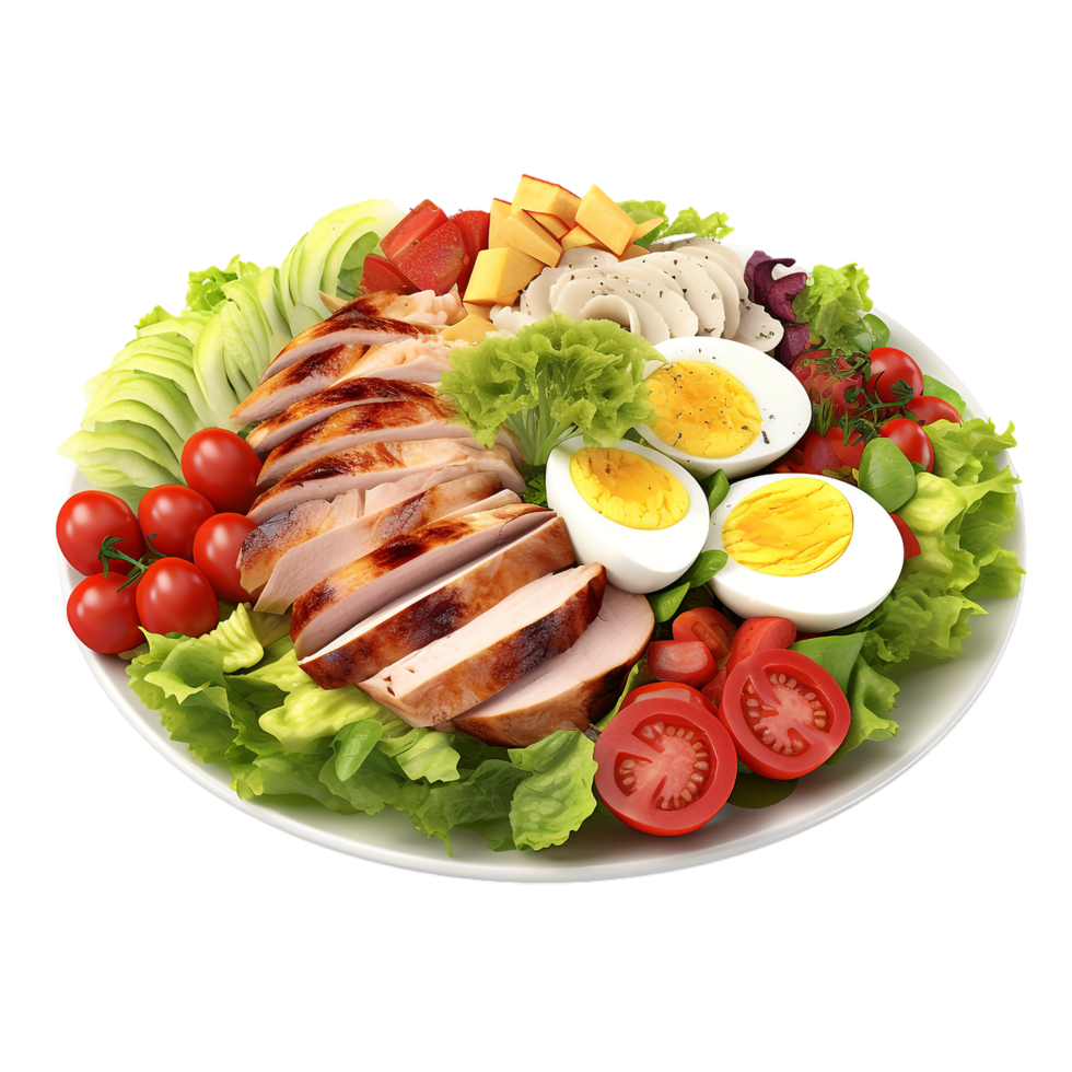 Cobb Salad against transparent background png