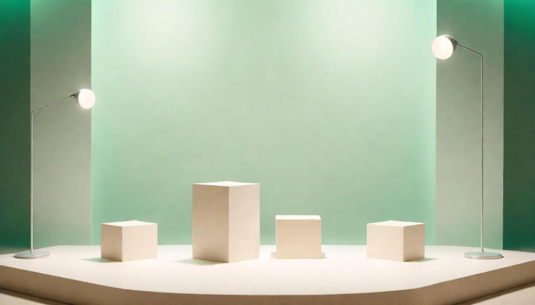 Display podium product showcase photo