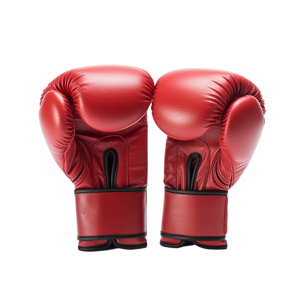 Boxing gloves against transparent background png
